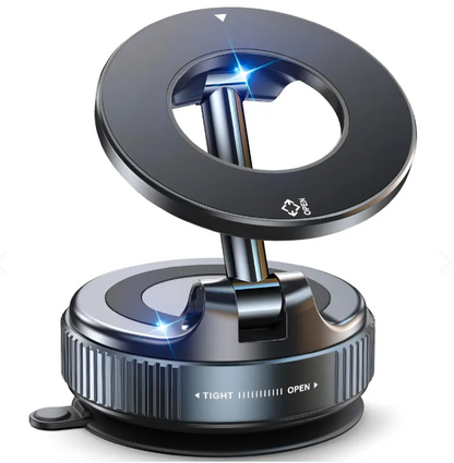 Soporte Magnético para Celular 360° – Ajuste Seguro, Giro Completo y Compatible con iPhone y Android